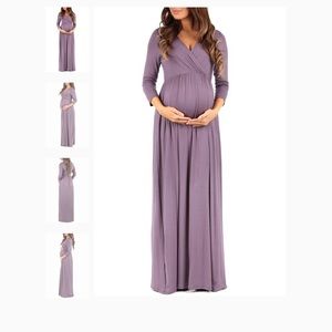 Mother bee maternity maxi dress